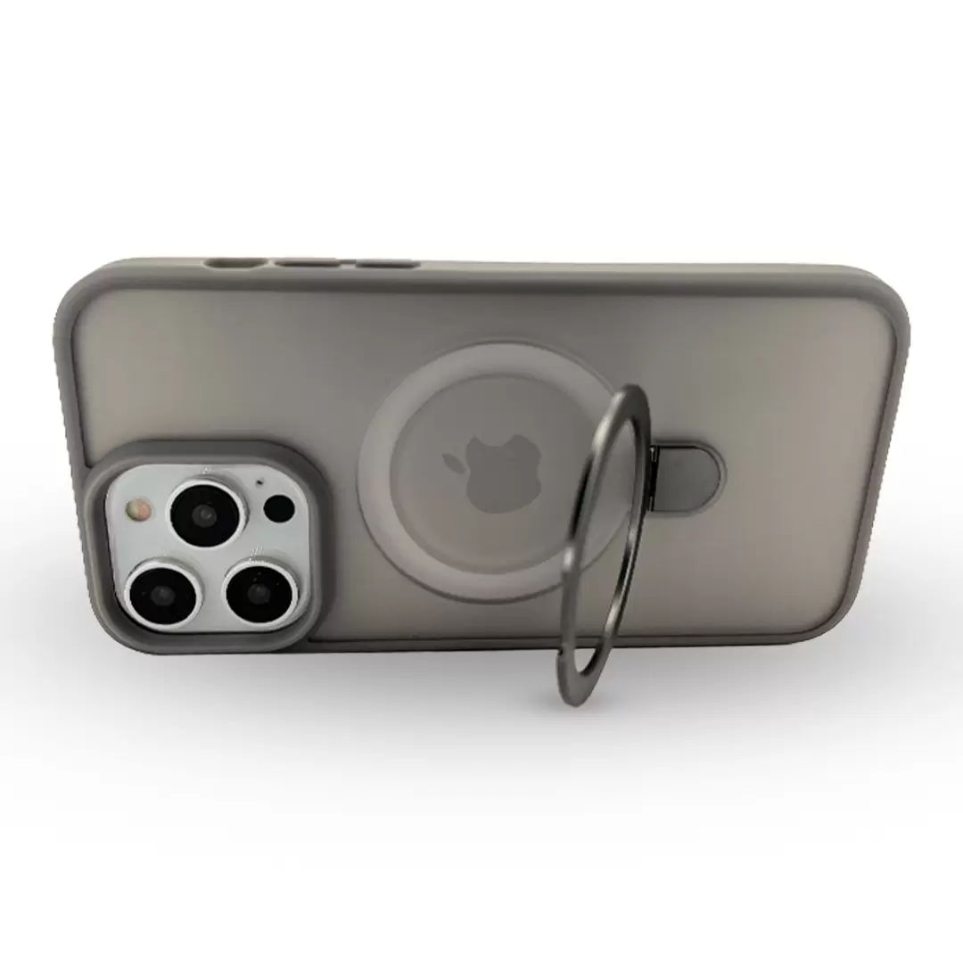 iPhone 15/iPhone 14/iPhone 13 MagSafe Cam Smoke Kickstand Gray